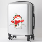 Sticker Christmas Snowman (Sur valise)