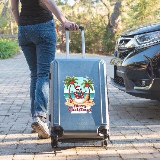 Sticker christmas Snowman (3) (Valise Insitu)