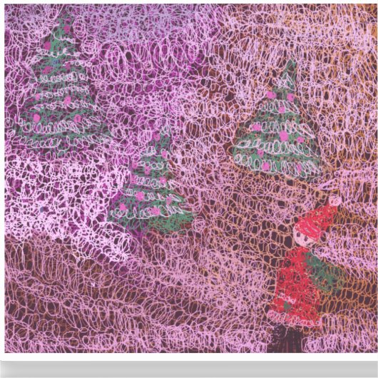 Sticker Christmas trees (Recto)