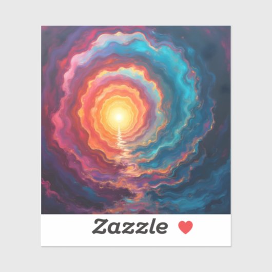 Sticker Chromatic Singularity - Square Vinyl (Feuille)