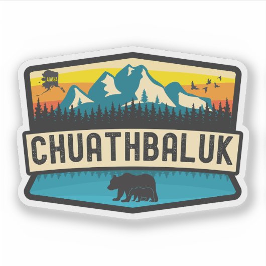 Sticker Chuathbaluk, Alaska (Devant)