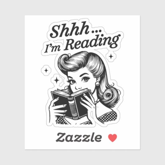 Sticker Chut, je lis (Feuille)