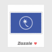 Sticker Chuuk Micronésie (Feuille)