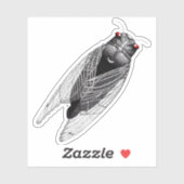 Sticker Cicada (Feuille)