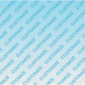 Sticker Ciel bleu (couleur changeable) Motif Ombre et text (Devant)