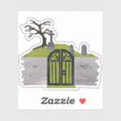 Sticker Cimetière (Feuille)