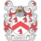 Sticker Cimier de la famille Abbé (Devant)