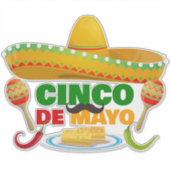 Sticker Cinco De Mayo (Devant)