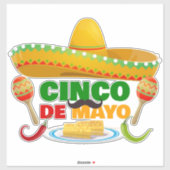 Sticker Cinco De Mayo (Feuille)