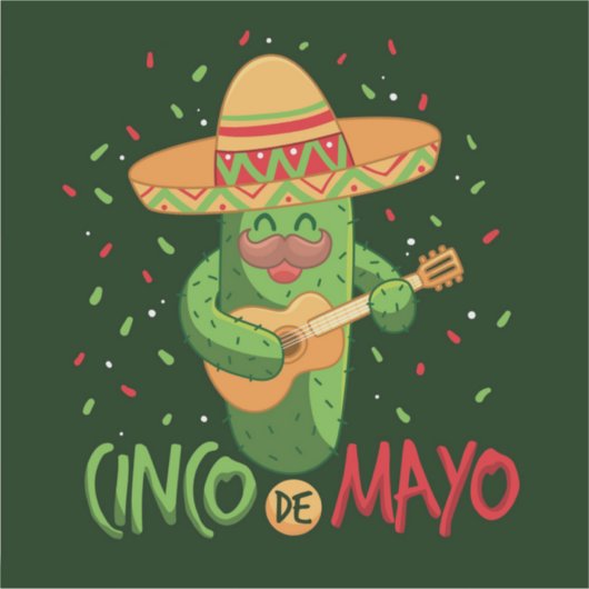 Sticker Cinco De Mayo (Devant)