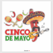Sticker Cinco De Mayo (Feuille)