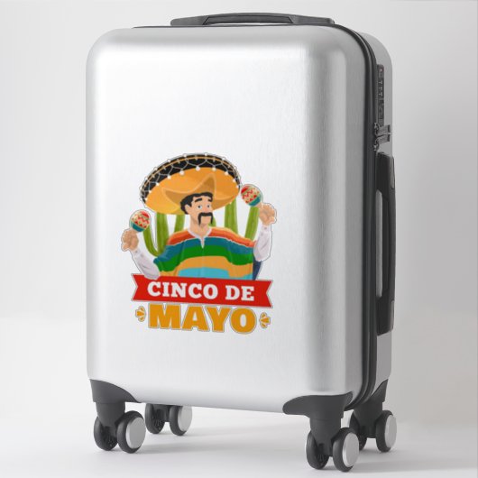 Sticker Cinco De Mayo (Sur valise)