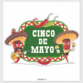 Sticker Cinco De Mayo (Feuille)