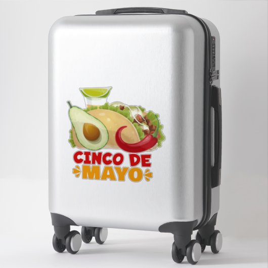 Sticker Cinco De Mayo (Sur valise)