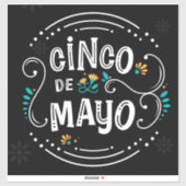 Sticker Cinco De Mayo (Feuille)