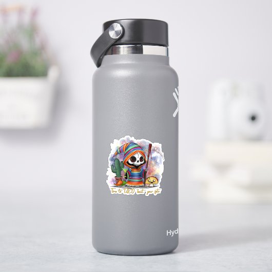 Sticker Cinco de Mayo Grim Reaper (HydroFlask)