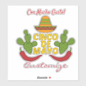 Sticker Cinco de Mayo Thunder_Cove (Feuille)