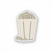 Sticker Cinéma Popcorn (Devant)