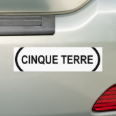 Sticker Cinque Terre (En voiture)
