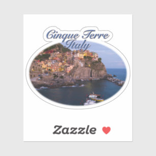 Sticker Cinque Terre, Italie : Soirée romantique
