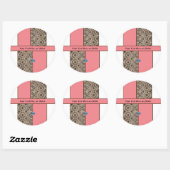Sticker Circle (Peach LED S.C.C.)RFPMDesigns ©️ 20 (Feuille)