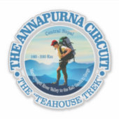 Sticker Circuit d'Annapurna (Hiker C) (Devant)