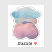 Sticker Circuit de coton (Feuille)
