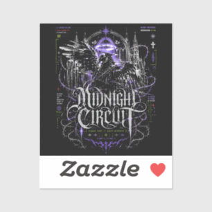 Sticker Circuit Minuit Gothique Cyberpunk Graphique