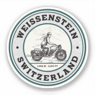 Sticker circuit moto Weissenstein jura Alpes suisses–alpes