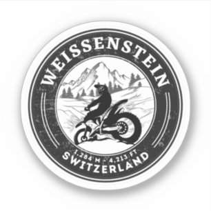 Sticker circuit moto Weissenstein jura Alpes suisses–alpes