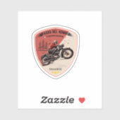 Sticker Circuit Timmelsjoch - passo del rombo à moto (Feuille)