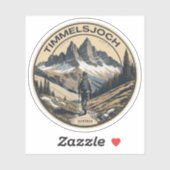 Sticker Circuit Timmelsjoch - passo del rombo à moto (Feuille)