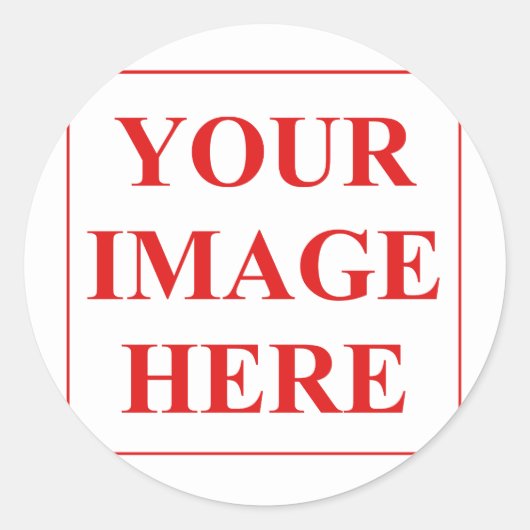 Sticker circulaire circulaire personnalisé pour pe (Devant)