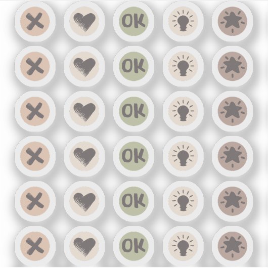 Sticker Círculos de doodles para la planificación (Devant)