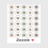 Sticker Círculos de doodles para la planificación (Feuille)