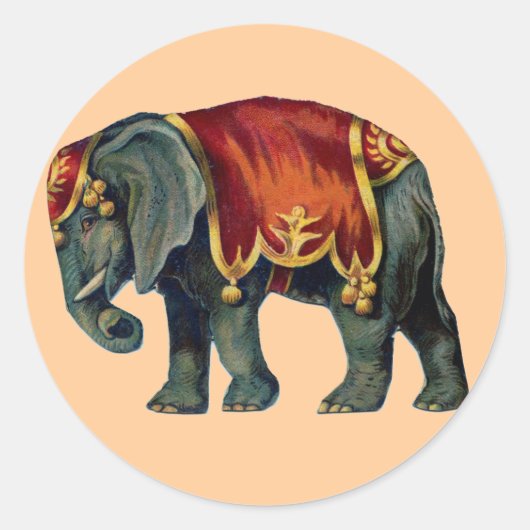 Sticker Circus Elephant (Devant)