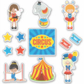 Sticker Circus Girls (Devant)