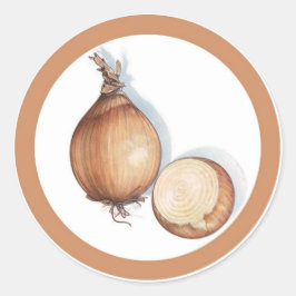 Sticker cirkellabels voor uiensmaak