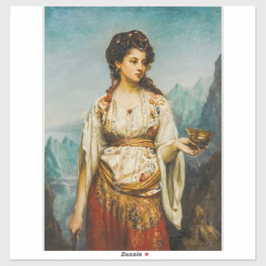 Sticker Cirque de Jean Jules Bardin (1875) (Feuille)