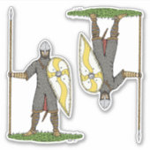 Sticker Cirque médiévale Norman Knight 1066 (Devant)
