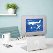Sticker Cirrus SR22 - Plans de dessin du plan directeur de (Ordinateur portable sur le bureau)