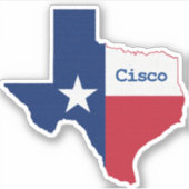 Sticker Cisco Texas (Devant)