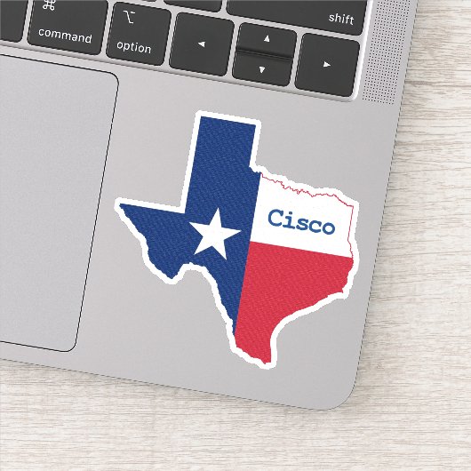 Sticker Cisco Texas (Détail)