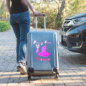Sticker Citation Dancing Queen Rose Chaussure de Ballerine (Valise Insitu)