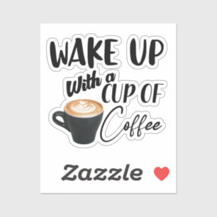 Sticker citation de café