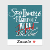 Sticker Citation de calligraphie pour la croissance person (Feuille)