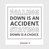 Sticker Citation de l'athlète à prix bas (Feuille)