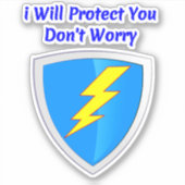 Sticker Citation de sécurité amusante - Travailleur Casque (Devant)