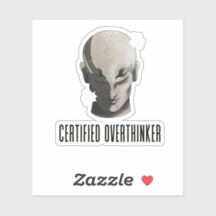 Sticker Citation de surpenseur Design Vintage Grunge