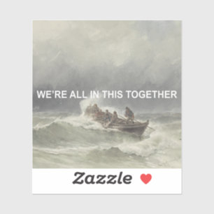 Sticker Citation de texte de gentillesse + Aquarelle de la